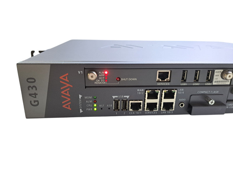 Avaya G430 Media Gateway w/ S8300 & MM711 Modules *READ* !