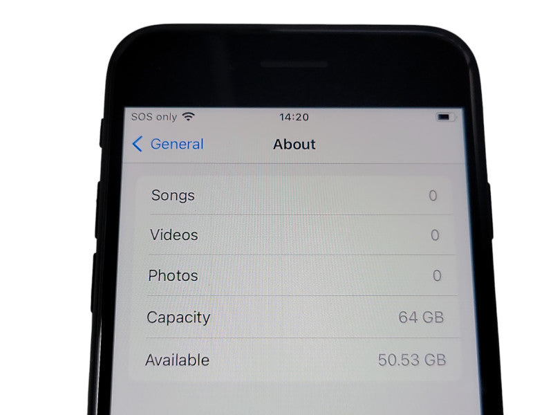 Apple iPhone SE 3 - 64GB - Black [A2595] (