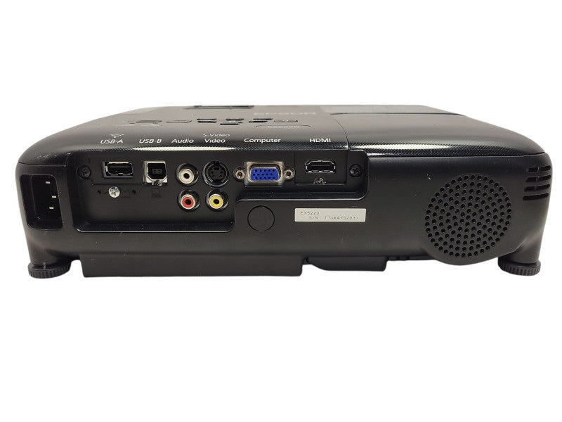 Epson EX5220 HDMI Portable Projector 3000 Lumens Lamp hour: 92h No remote  $