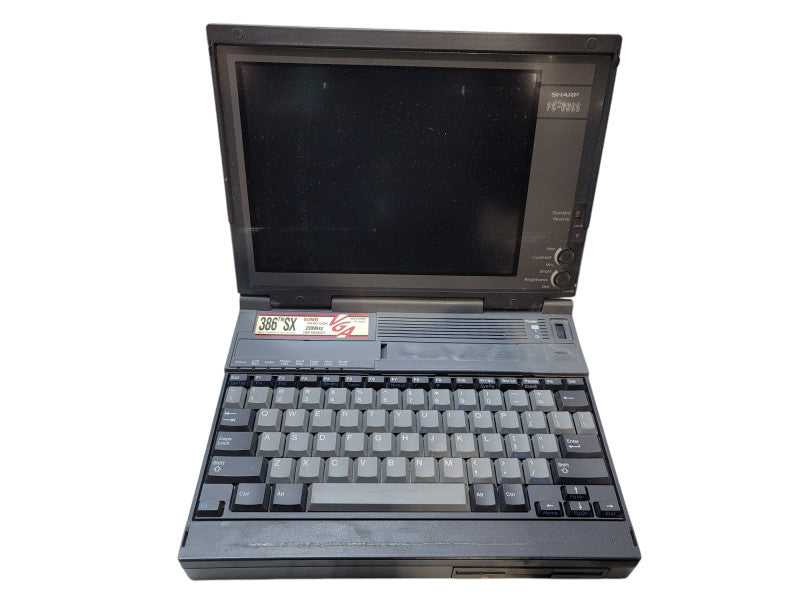 Vintage Laptop SHARP PC-6600 1980s AS-IS READ  β