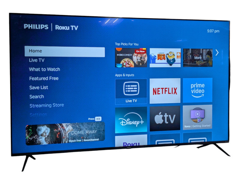 Philips Roku TV Model 75PUL6673/F6 75 inch 4K UHD  -