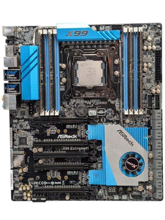 ASRock X99 Extreme11 with Intel Xeon E5-1650 v4 & 64GB RAM -