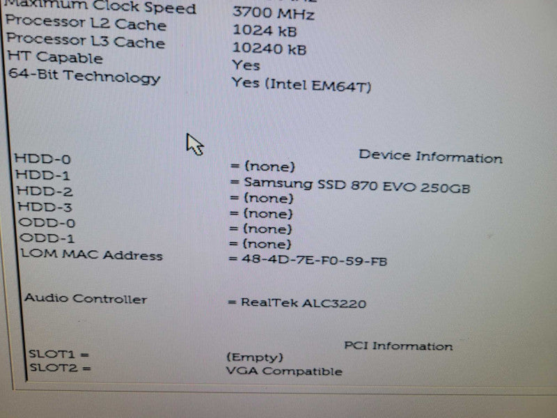 Dell Precision T5810 - Xeon E5-1630 v3 16GB DDR4 250GB SSD QUADRO K2200  %