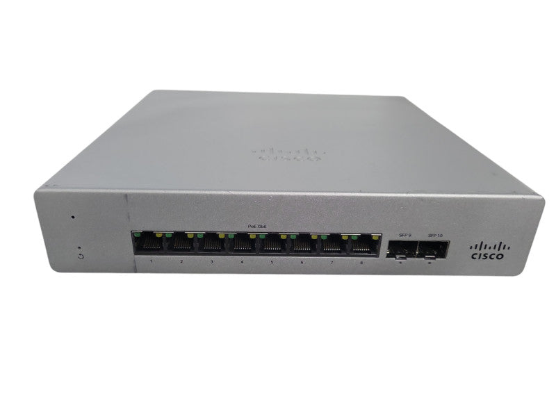 Unclaimed Cisco Meraki MS120-8FP-HW 8-Port PoE Managed Switch !