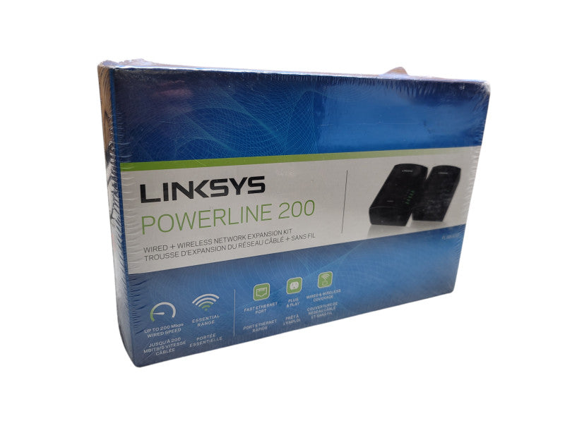 Linksys Powerline 200 Wired + Wireless Network Expansion Kit β