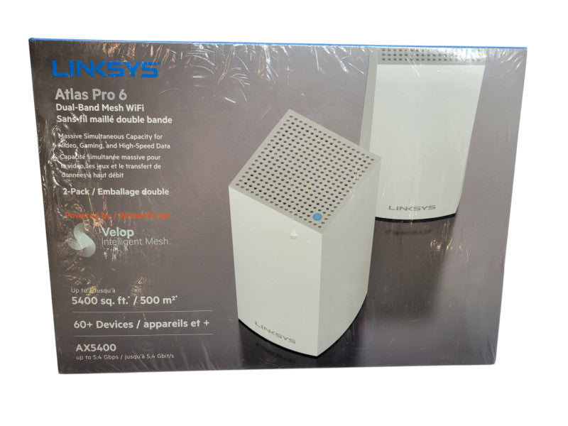 Linksys Atlas Pro 6 - Ax5400 Dual-Band Mesh Wi-Fi (MX5502-CA) %