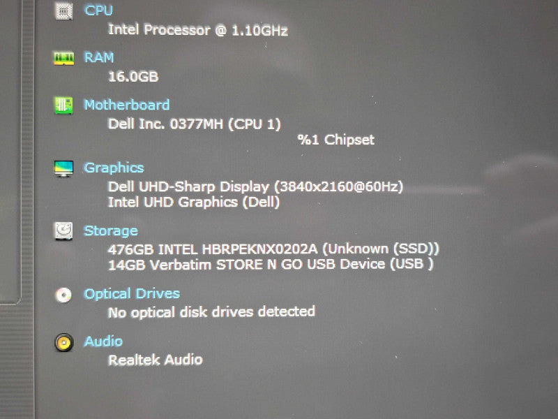 Dell XPS 13 7390  i7 10710U 16GB RAM 256GB SSD 4K TOUCH  β Lap200