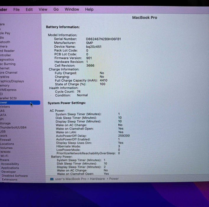 Apple MacBook Pro 13" 2017 i5-7360U @2.3GHz 8GB RAM 256GB SSD READ!