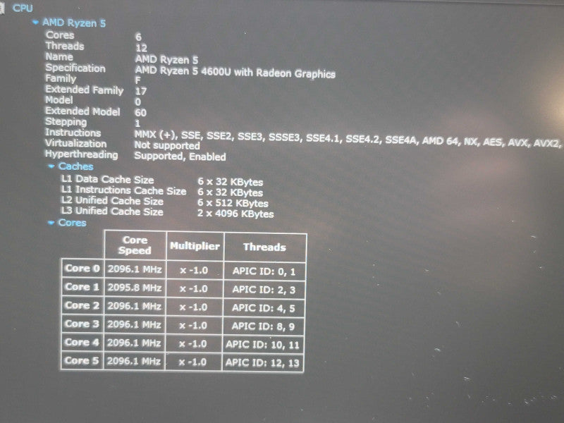 Lenovo ThinkPad E14 Gen 2 Ryzen 5 4600U 16GB RAM 256GB SSD READ β Lap200