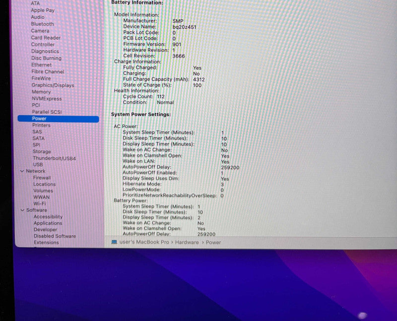 Apple MacBook Pro 13" 2017 i5-7360U @2.3GHz 8GB RAM 256GB SSD READ