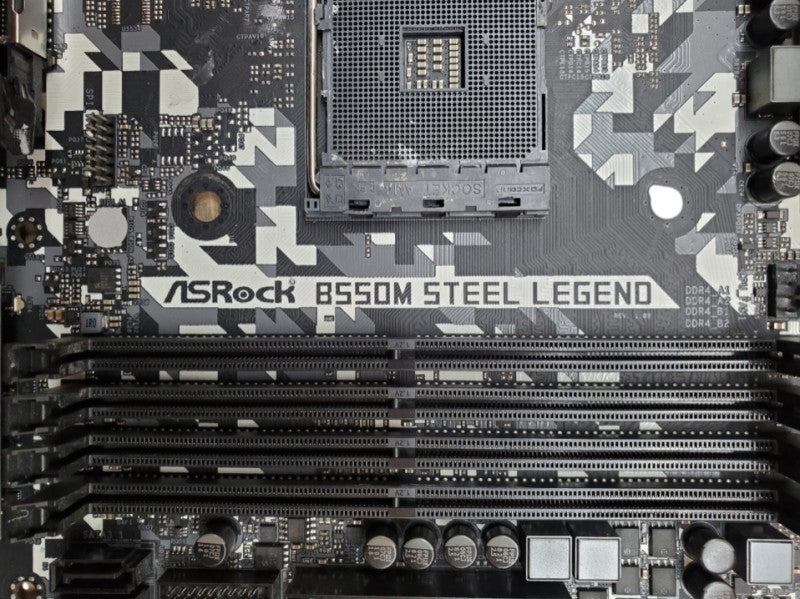 ASROCK B550M Steel Legend AM4 Motherboard *READ*