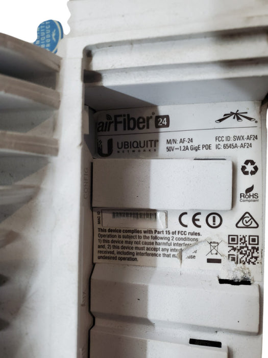 Ubiquiti airFiber 24 AF-24 Point-to-Point Gigabit Radio *READ*