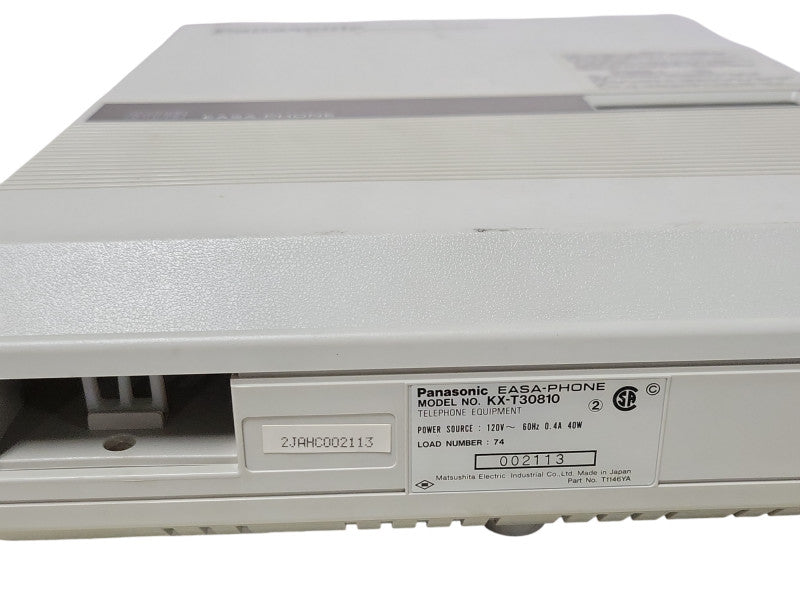 Panasonic Electronic modular switching system 308 EASA-PHONE, READ _