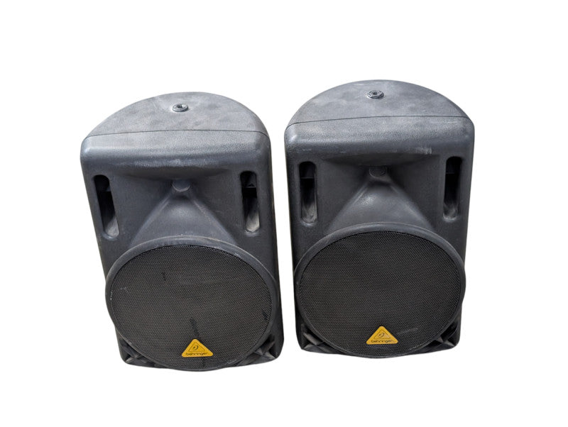 PAIR Behringer EuroLIVE B210D Active 200-WATT 2-WAY Speakers PLEASE READ  -