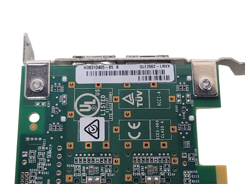 IBM QLE2662-LNVX 2-Port 16GB SFP+ PCIe Fibre Channel Host Bus Adapter _