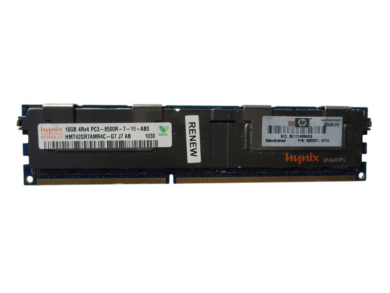 SK Hynix 16GB PC3-8500R Server Memory Q$