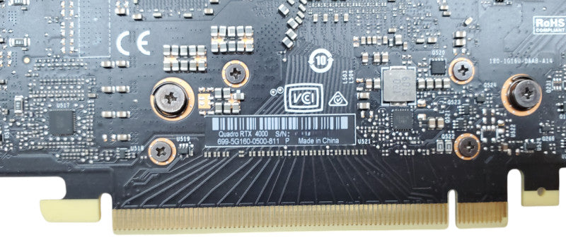 NVIDIA Quadro RTX 4000 8GB GDDR6 Graphic Cards - 3x Display Port