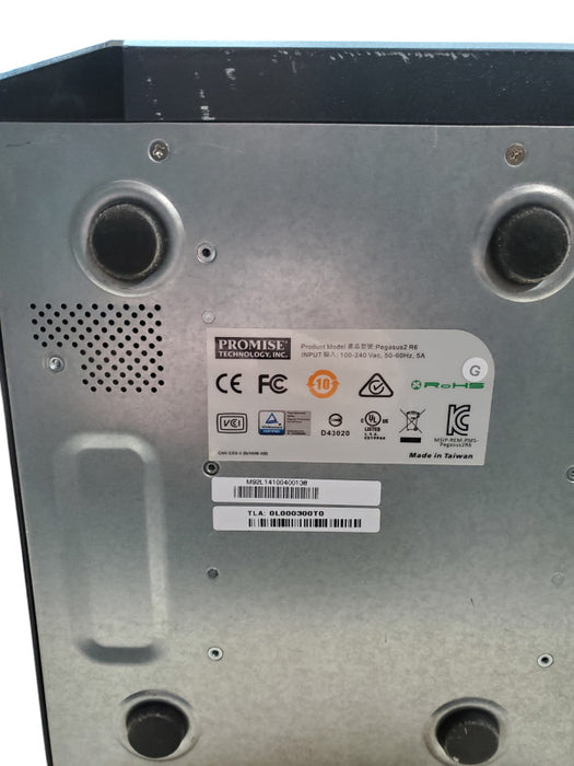 Promise Technology Pegasus2  R6 Thunderbolt 2 RAID Enclosure *READ*