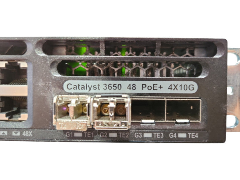 Cisco WS-C3650-48PQ-S 48-Port PoE+ 4x 10GB SFP+ w/ 1x 640W PSU