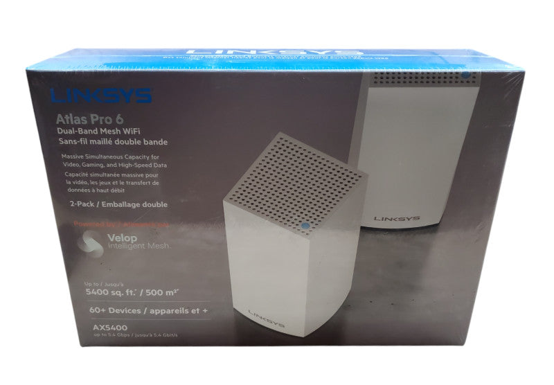 Linksys Atlas Pro 6 Dual-Band Mesh WiFi - New