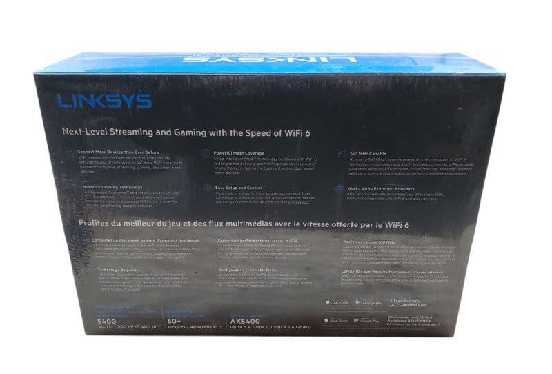 Linksys Atlas Pro 6 Dual-Band Mesh WiFi - New
