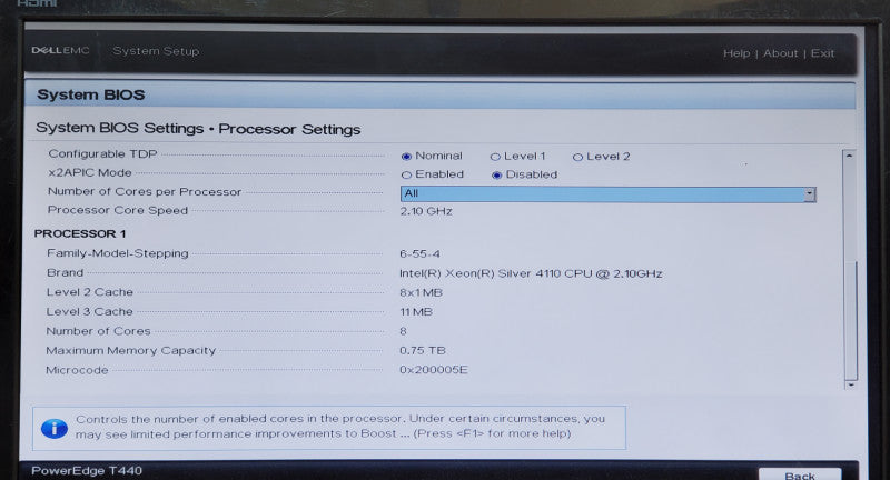 Dell EMC PowerEdge T440 1x Xeon Silver 4110 8C/16T 16GB H330 - No HDD
