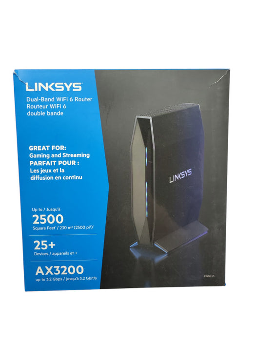 Linksys AX3200 Dual-Band WiFi 6 Router (E8450) Q%
