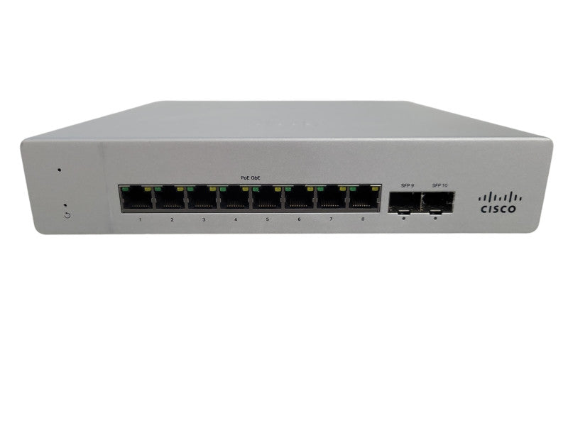 Unclaimed Cisco Meraki MS120-8FP-HW 8-Port PoE Managed Switch !
