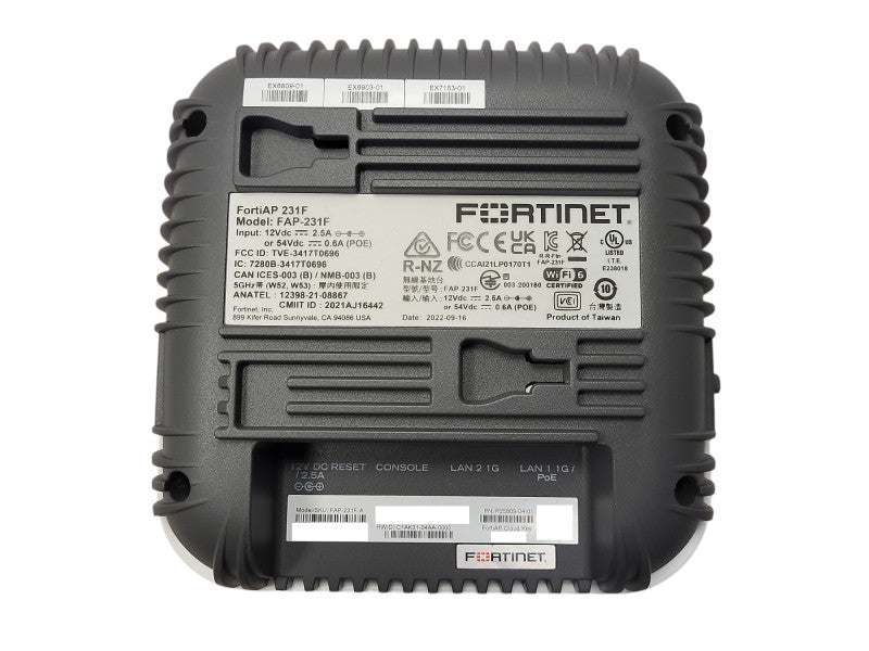 FORTINET FortiAP 231F Wireless Access Point 2.4GHz/5GHz w/ brackets READ $