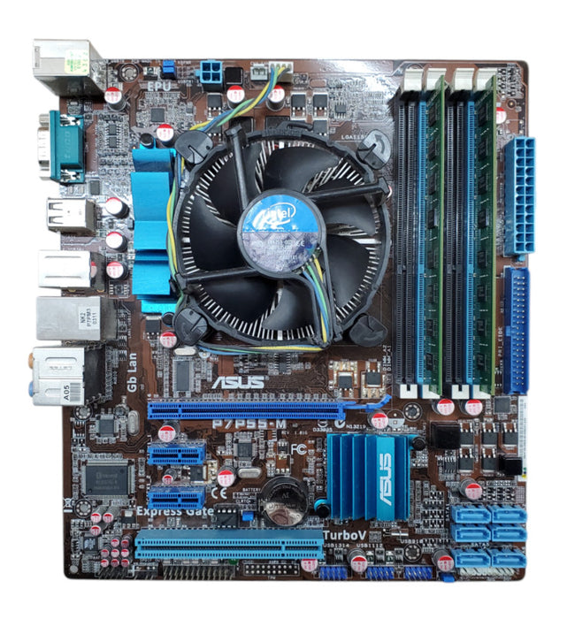 ASUS P7P55-M Motherboard Core i5-750 @ 2.67GHz 4GB RAM - No I/O