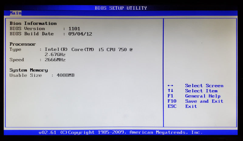 ASUS P7P55-M Motherboard Core i5-750 @ 2.67GHz 4GB RAM - No I/O