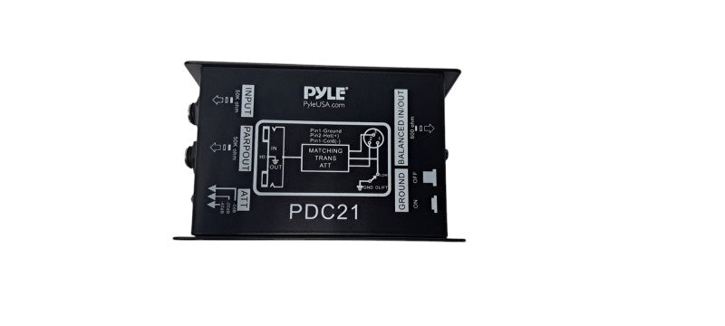 Premium Direct Injection Audio Box - Passive DI Unit Hum Eliminator