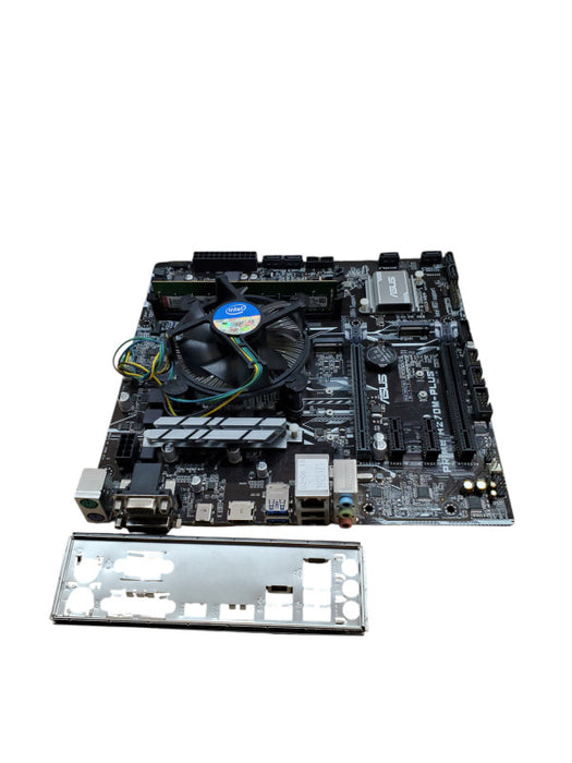 ASUS Prime H270M-PLUS Motherboard Core i3-7100 4GB RAM + I/O Shield