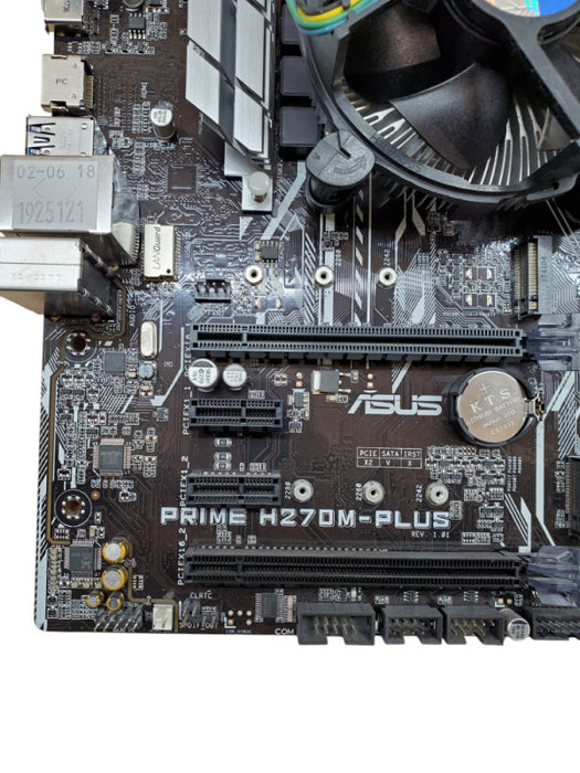 ASUS Prime H270M-PLUS Motherboard Core i3-7100 4GB RAM + I/O Shield