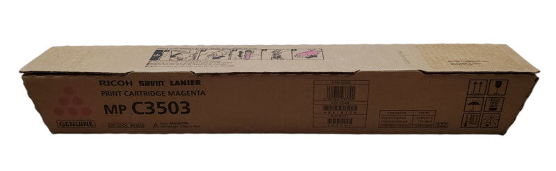Genuine Ricoh Savin Lanier MP C3503 | 841815 Magenta Print Cartridge - New Q