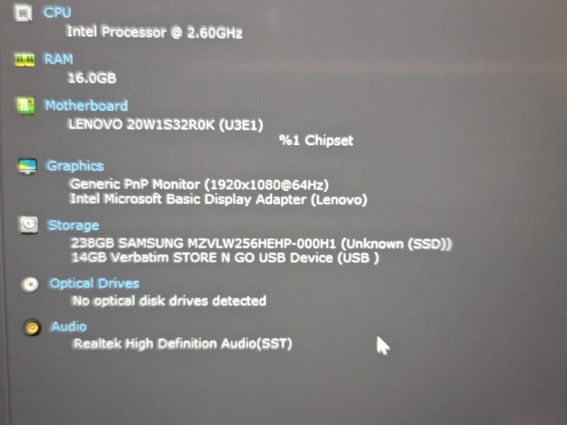 Lenovo ThinkPad T14 Gen 2 i5-1145G7 16GB DDR4 256GB SSD  β Lap200