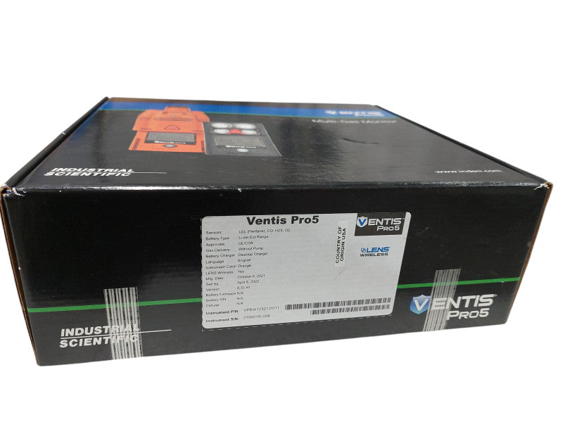 Industrial Scientific Ventis Pro 5 Multi-Gas Monitor ( NEW )   Q=