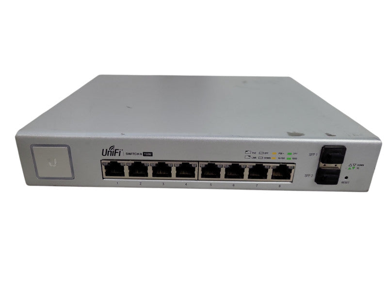 Ubiquiti Unifi 8-port PoE 150W + 2-port SFP Ethernet Switch - US-8-150W !