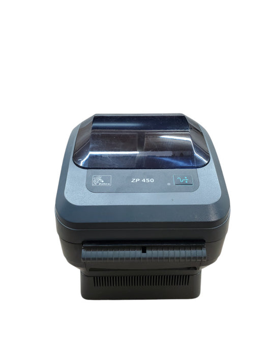 Zebra ZP 450 Thermal Label Printer w/ Power Base, ZP450-0501-0001A