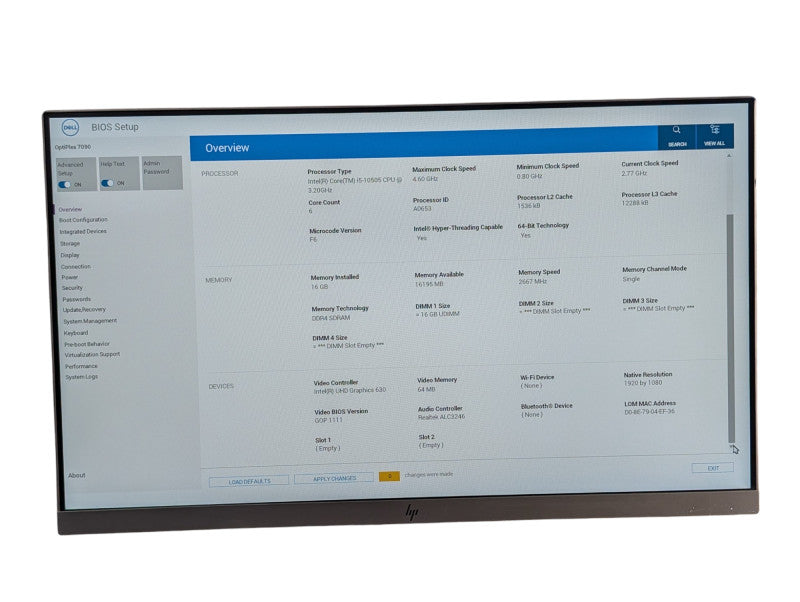 DELL OptiPlex 7090 Intel Core i5-10505 16GB RAM & 480GB SSD PLEASE READ  -