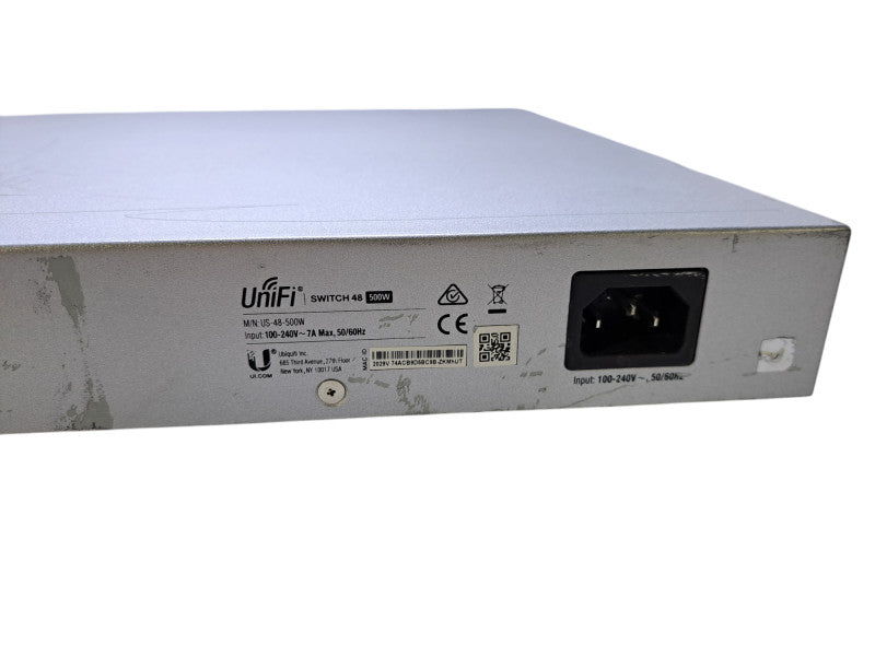 Ubiquiti US-48-500W | 48-Port Gigabit PoE+ 500W Switch w/ 2x 10G SFP+