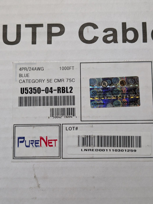 Cat5e UTP Riser Cable 700ft  -