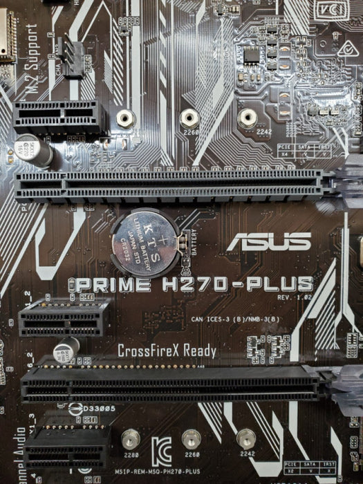ASUS Prime H270-PLUS ATX Motherboard - No CPU / RAM / I/O Shield