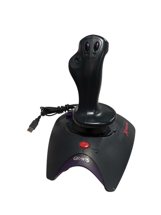 Vintage 1990's Gravis Destroyer Xtreme Joystick Controller Model: 10512 =