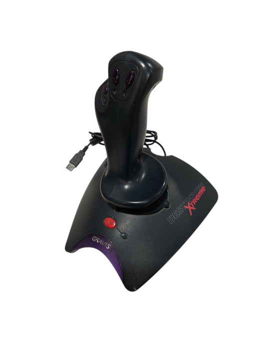 Vintage 1990's Gravis Destroyer Xtreme Joystick Controller Model: 10512 =