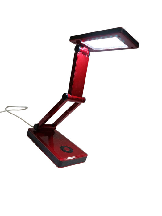 Desk Light USB Red Foldable  =