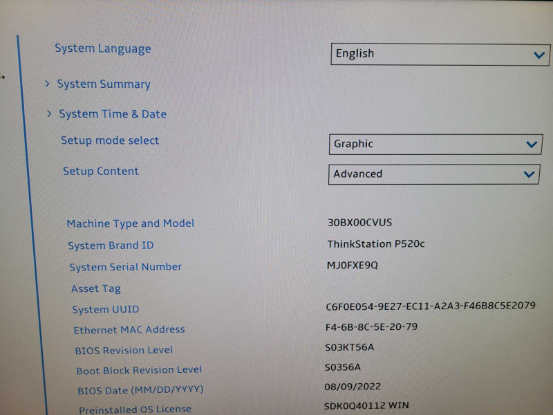Lenovo ThinkStation P520c - Xeon W-2223 32GB DDR4 QUADRO M2000 625W PSU %