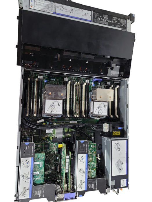Lenovo 8871-AC1 2x Xeon E5 2650v4 2.2Ghz, 64GB DDR4, M5210, 2x PSU, 2.5" !