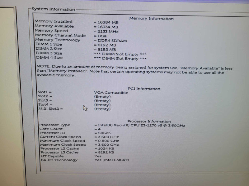 Dell Precision T3620 Xeon E3-1270 v5 16GB DDR4 QUADRO K2000 290W PSU %