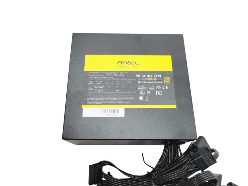 Antec 500W 80 PLUS GOLD Non-Modular ATX PSU (NE500G ZEN) %